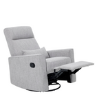 Tutti Bambini Paige Recliner Glider Nursery Chair - Pure Grey