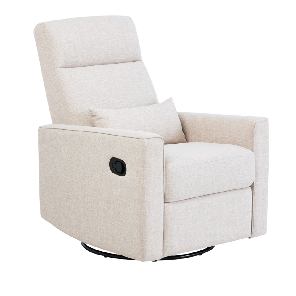 Tutti Bambini Paige Recliner Glider Nursery Chair - Egg Shell