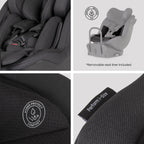 Silver Cross Perform Extended Rear-Facing (ERF) Car Seat - Iconic Black