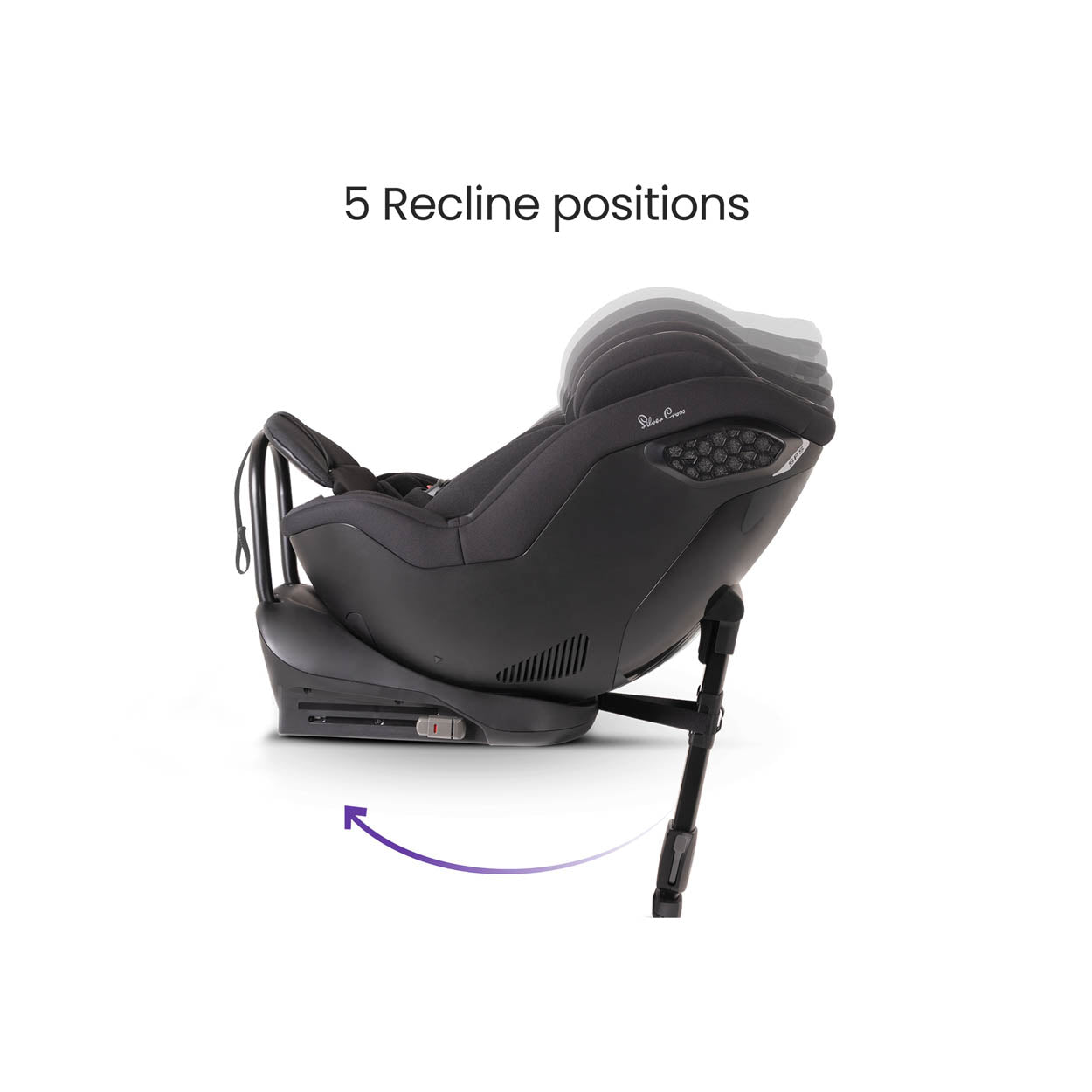 Silver Cross Perform Extended Rear-Facing (ERF) Car Seat - Iconic Black
