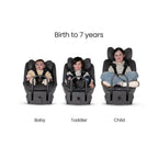 Silver Cross Perform Extended Rear-Facing (ERF) Car Seat - Iconic Black