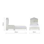 CuddleCo Play House Single Bed with Storage - Pebble
