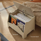 CuddleCo Play House Storage Box - Pebble