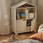 CuddleCo Play House Bookcase - Pebble