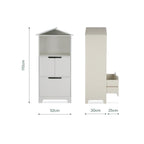 CuddleCo Play House Storage Unit - Pebble
