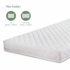 Tutti Bambini Pocket Sprung Cot Bed Mattress (70 x 140 cm) - White