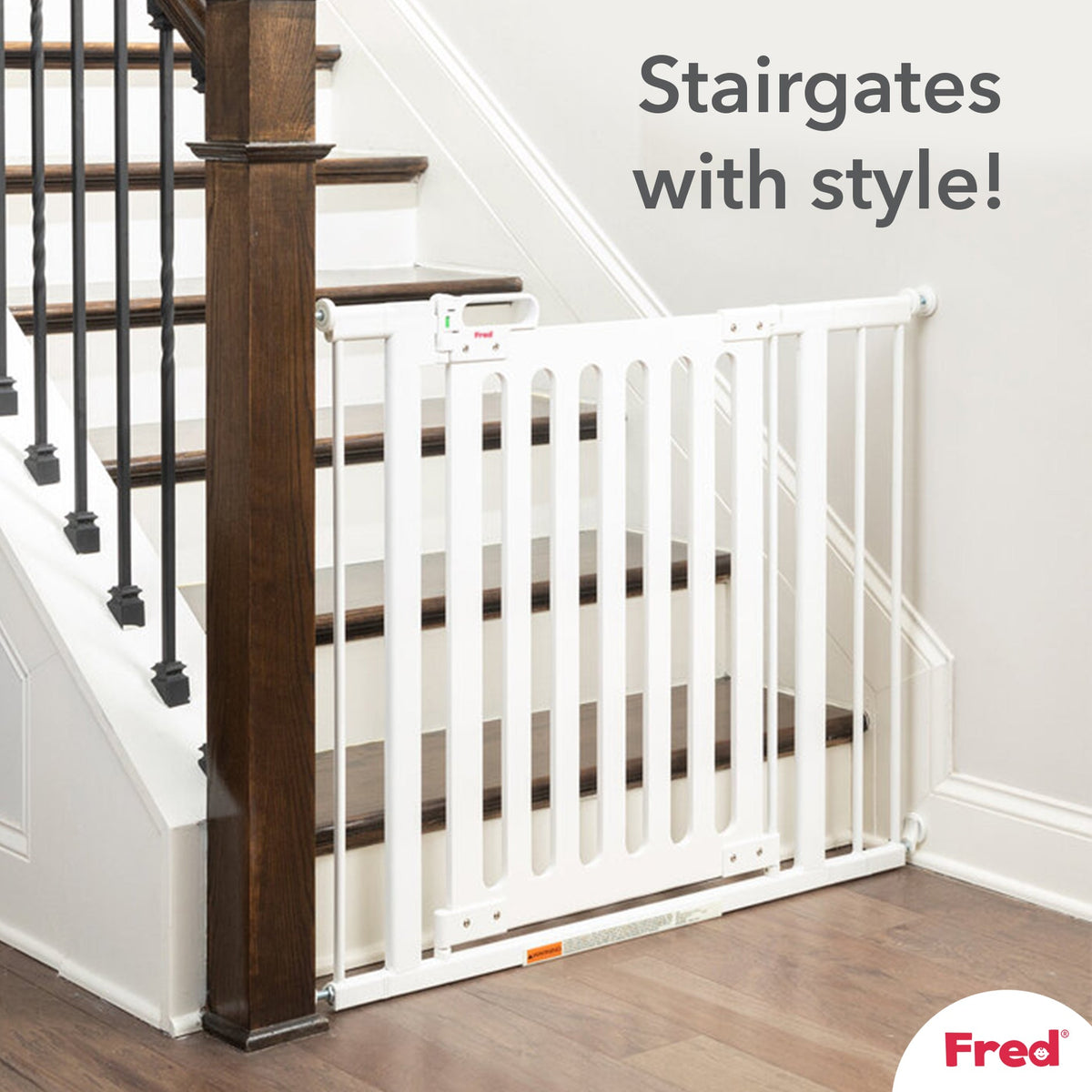 Fred Safety Pressure Fit Wooden Stairgate