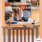Fred Safety Pressure Fit Wooden Stairgate