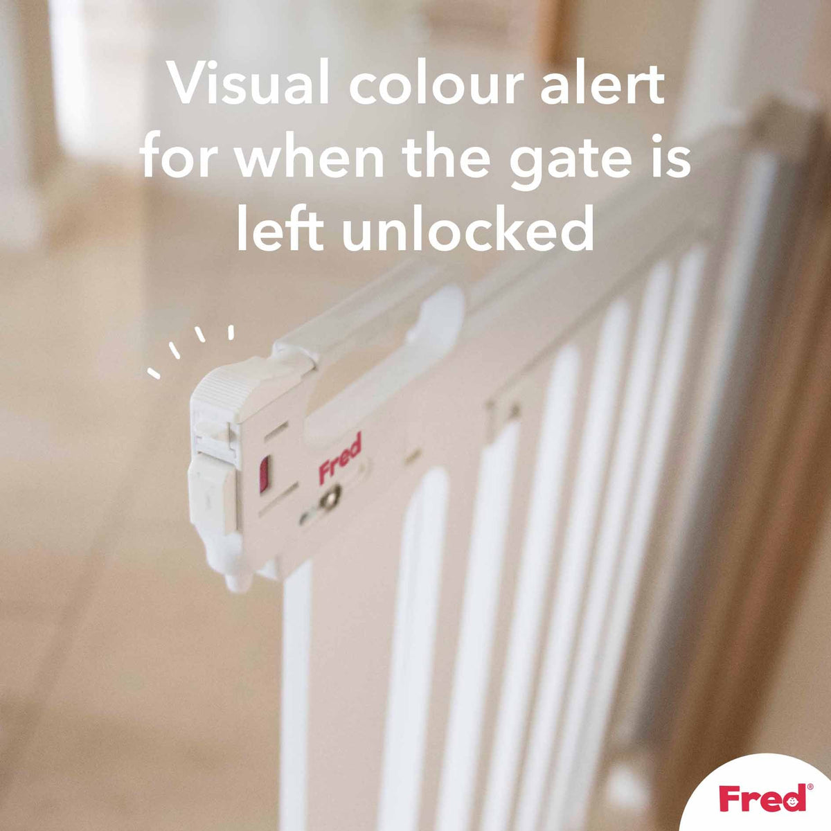 Fred Safety Pressure Fit Wooden Stairgate