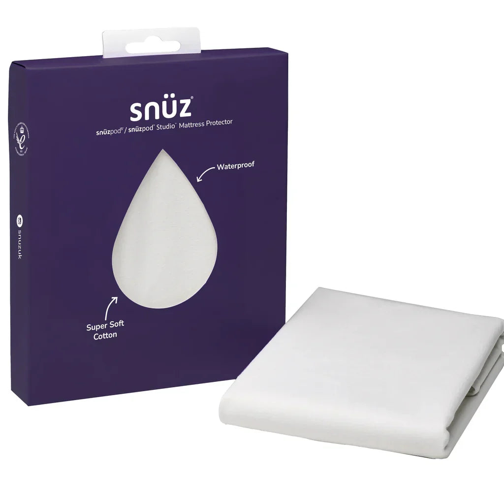 SnuzPod5, SnuzPod3 & SnuzPod Studio Waterproof Crib Mattress Protector - 44x80cm