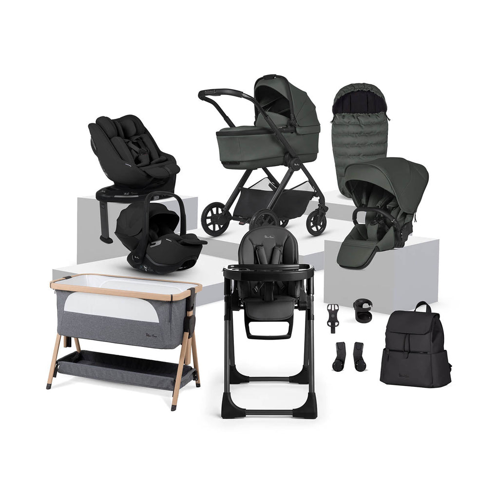 Silver Cross Reef 2 Ultimate Family Accessory Baby Bundle - Pewter