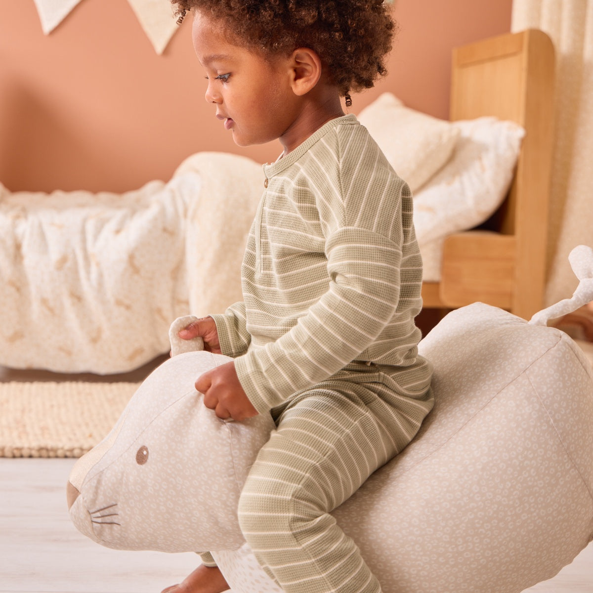 Tutti Bambini Ride-On Larry Leopard Beanbag - Love Cats