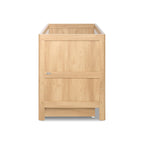 Tutti Bambini Riley Mini Cot Bed with Drawer - Maple Oak & White