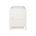 Tutti Bambini Riley Mini Cot Bed with Drawer - White & Maple Oak