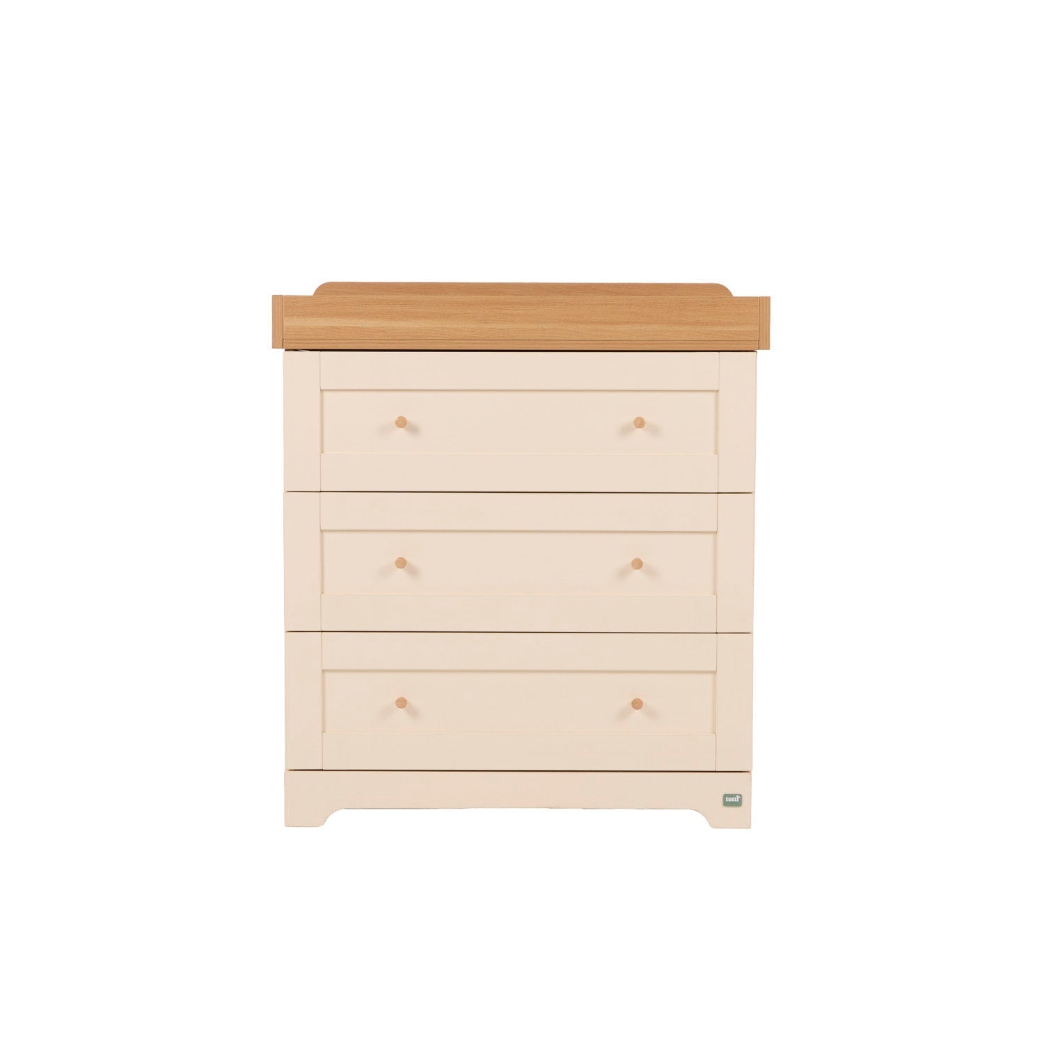 Tutti Bambini Rio Chest Changer - Cashmere/Honey Oak