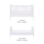 Tutti Bambini Rio 2 Piece Room Set - White