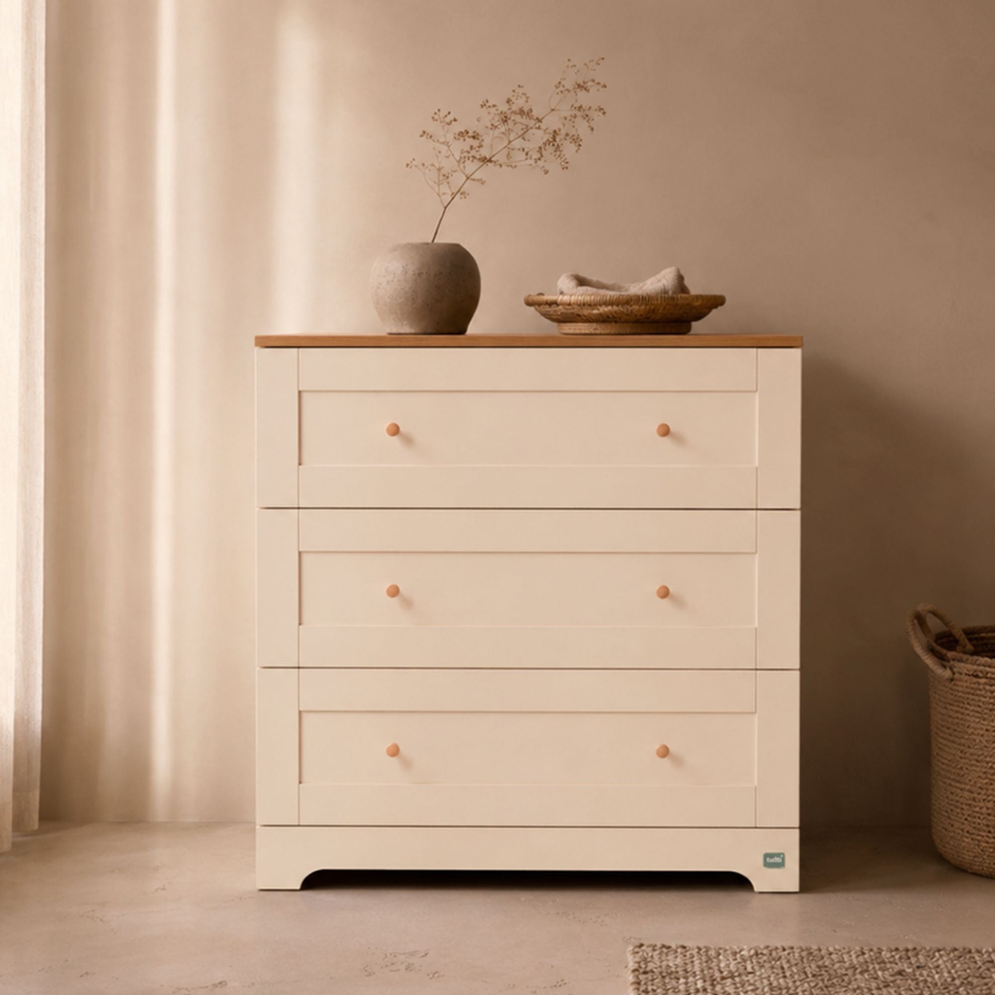 Tutti Bambini Rio 2 Piece Room Set - Cashmere/Honey Oak