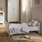 CuddleCo Burford Cot Bed - White & Oak