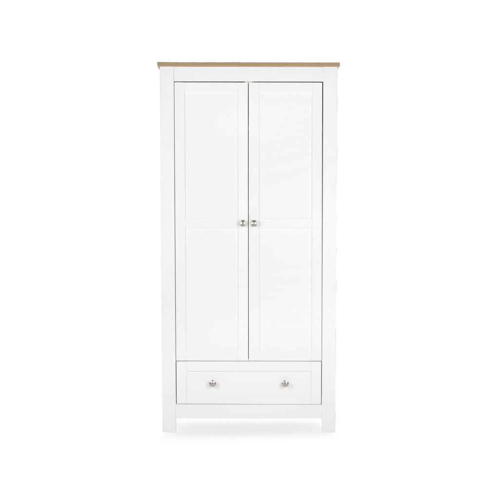CuddleCo Burford Wardrobe - White & Oak