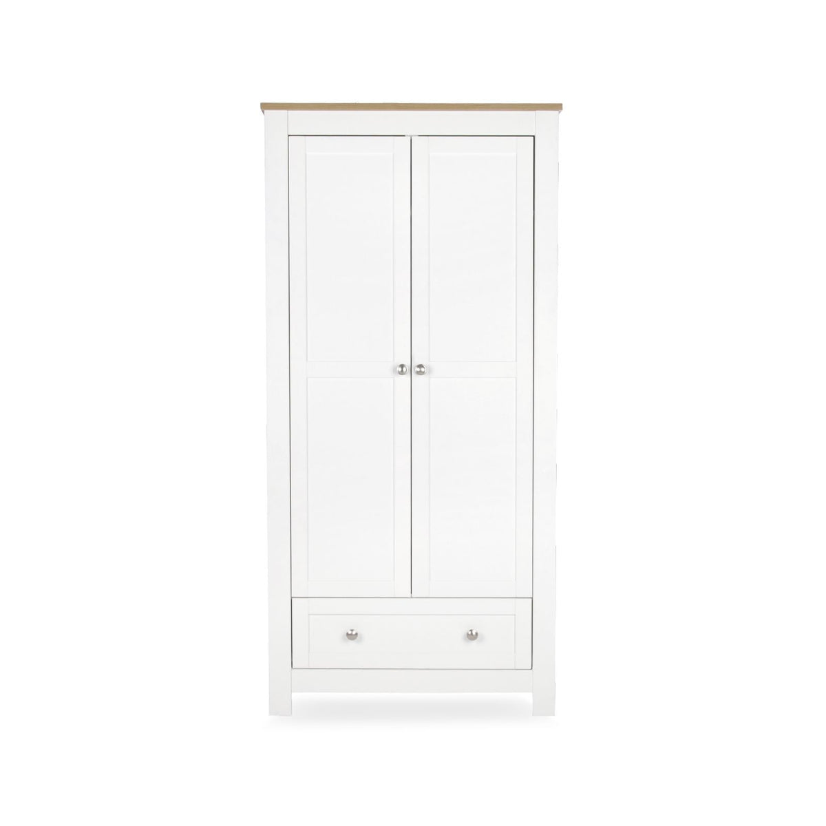 CuddleCo Burford Wardrobe - White & Oak