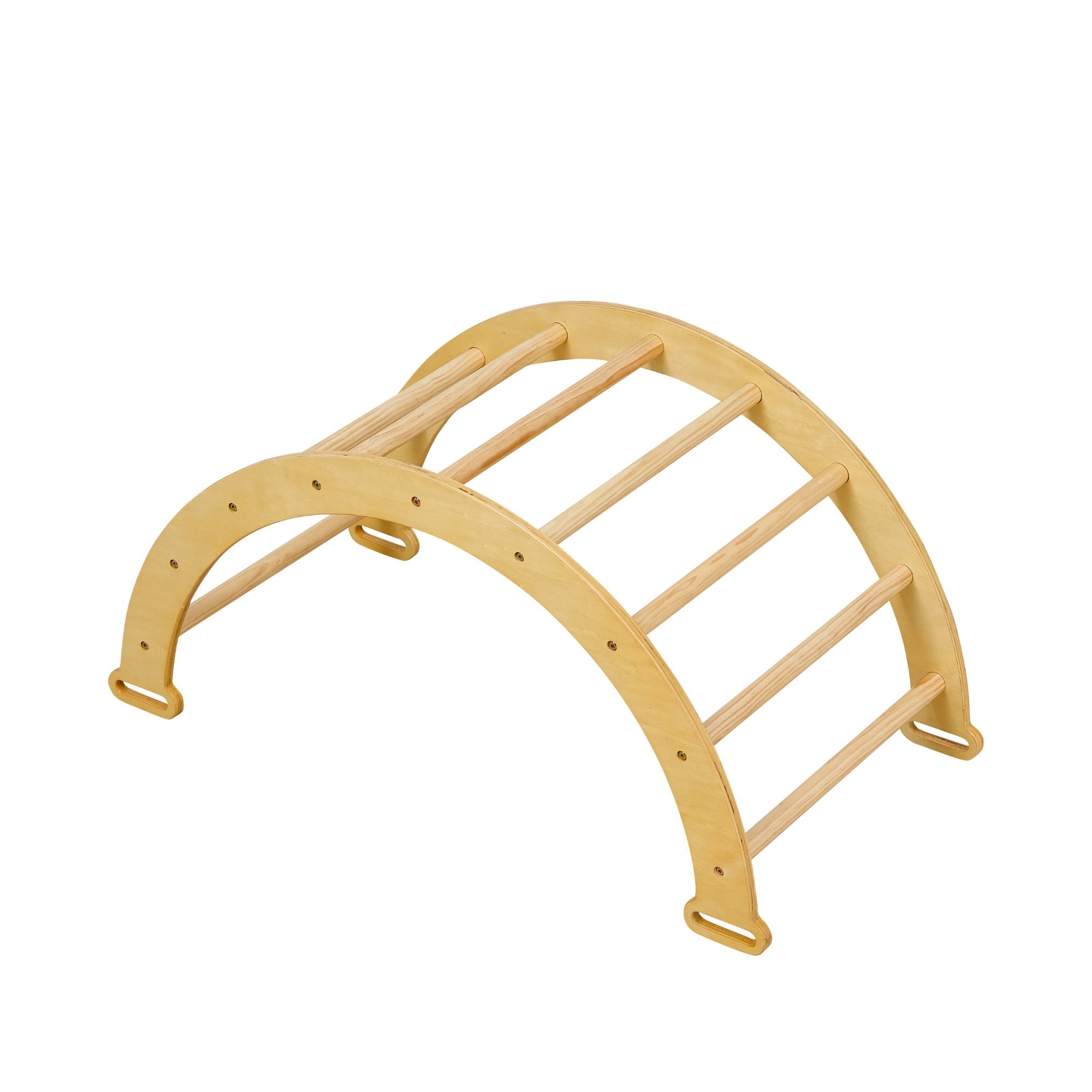 Tutti Bambini Scala Montessori 3-in-1 Pikler Climbing Frame with Climbing Wall - Natural