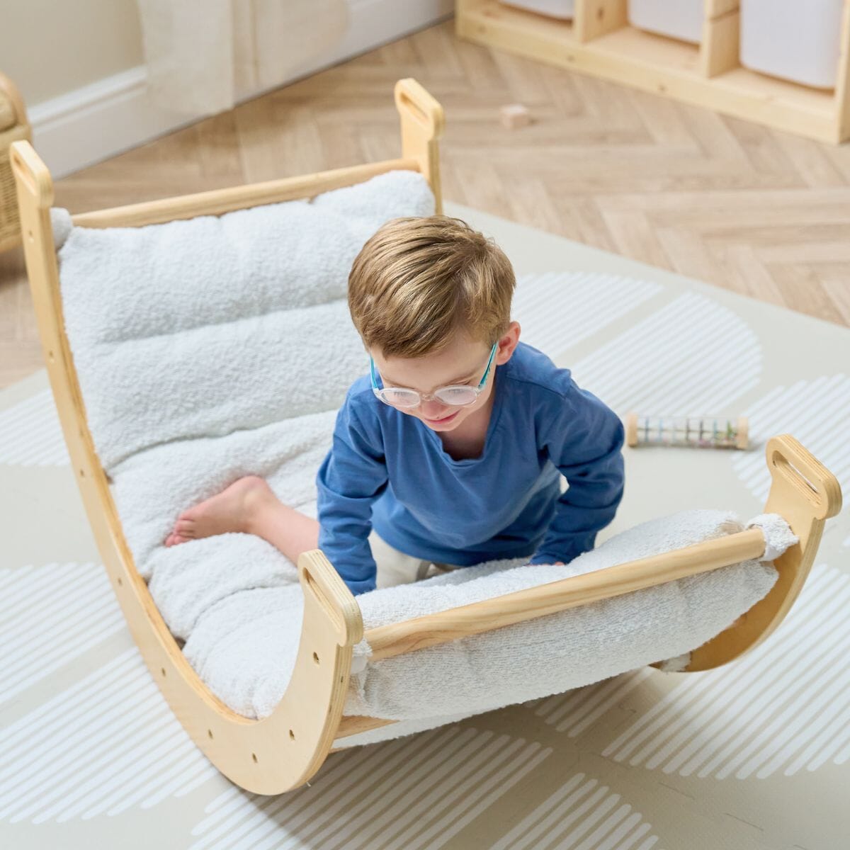 Tutti Bambini Scala Montessori Pikler Play Arch & Cushion - Natural