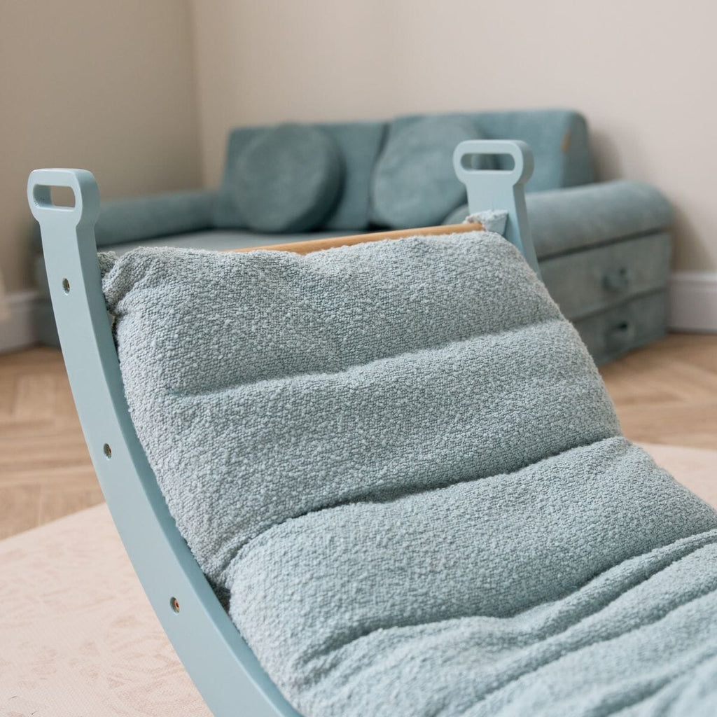 Tutti Bambini Scala Montessori Pikler Rocking Frame Cushion - Ocean Stone