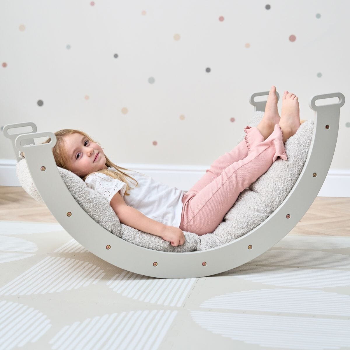Tutti Bambini Scala Montessori Pikler Play Arch & Cushion - Mushroom