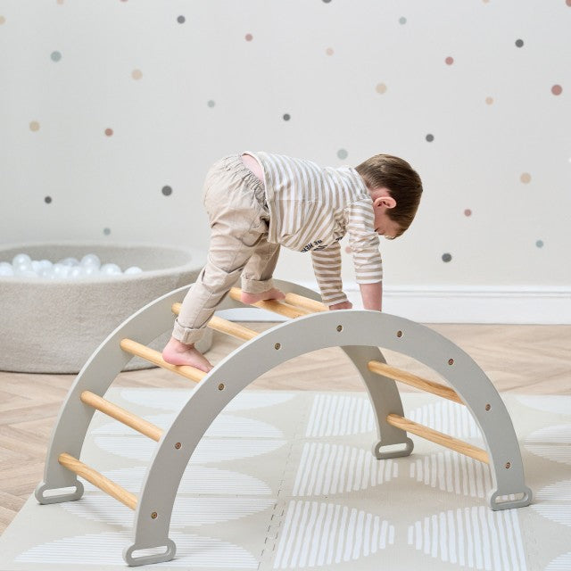 Tutti Bambini Scala Montessori Pikler Play Arch & Cushion - Mushroom