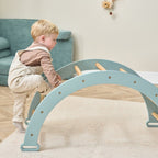 Tutti Bambini Scala Montessori Pikler Play Arch & Cushion - Ocean Stone