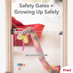 Fred Safety Screw Fit Clear-View Stairgate