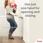 Fred Safety Screw Fit Clear-View Stairgate