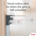 Fred Safety Screw Fit Clear-View Stairgate