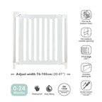 Fred Safety Screw Fit Wooden Stairgate