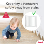 Fred Safety Screw Fit Wooden Stairgate