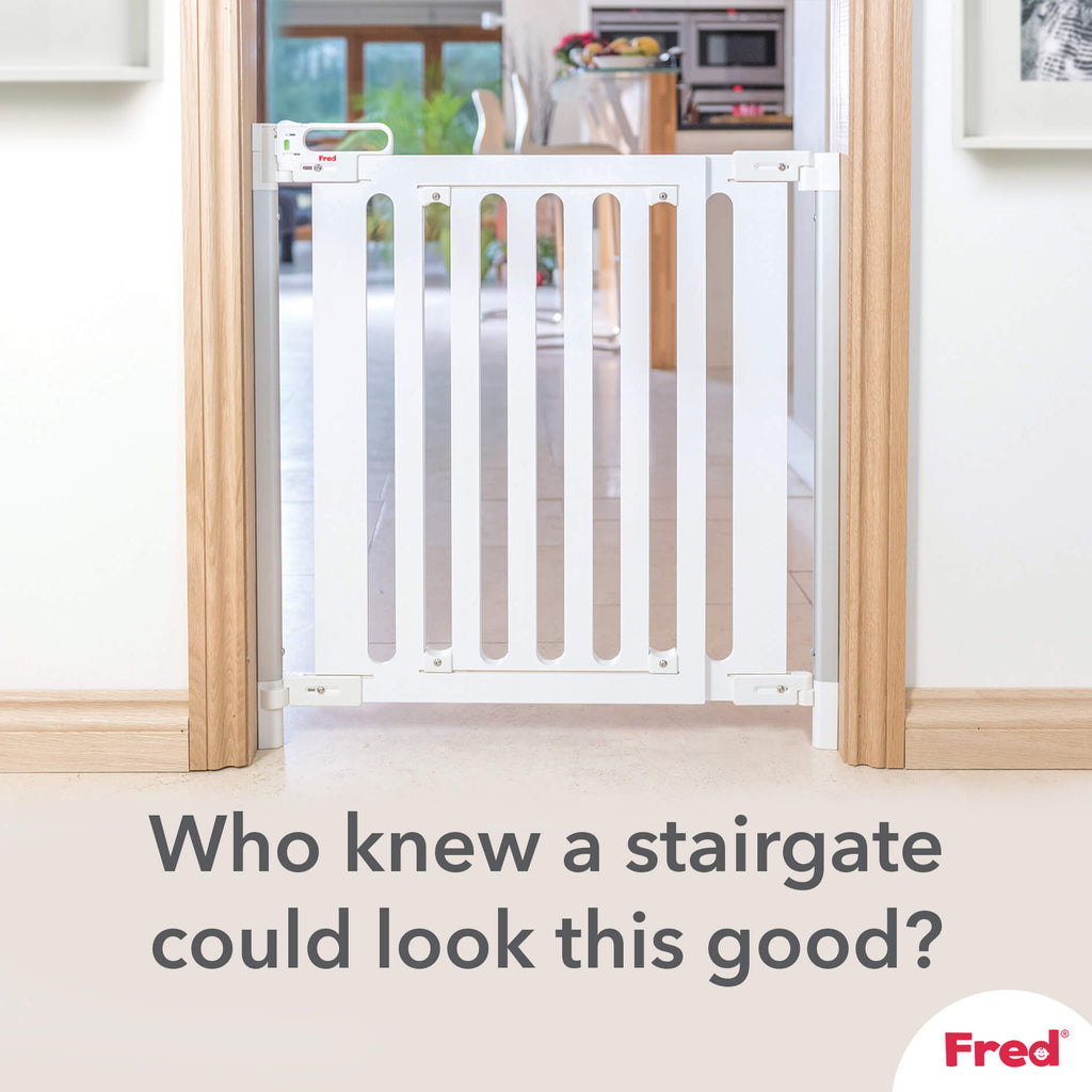 Fred Safety Screw Fit Wooden Stairgate