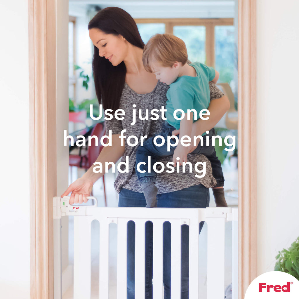 Fred Safety Screw Fit Wooden Stairgate