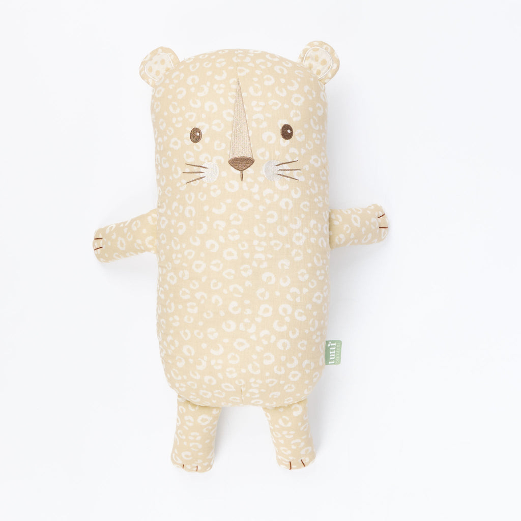 Tutti Bambini Soft Leopard Cuddle Cushion - Love Cats