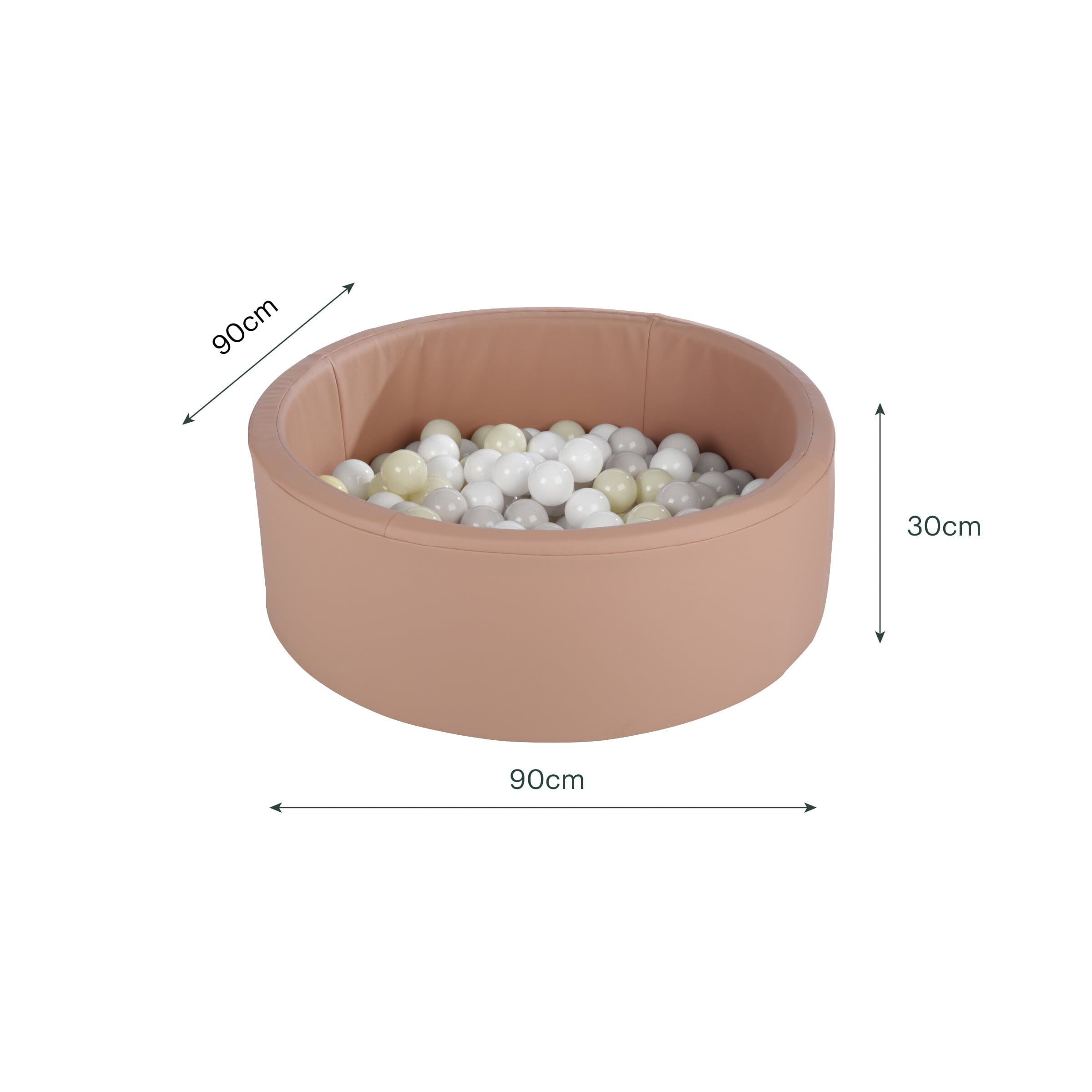 CuddleCo Soft Play Ball Pit with Balls - Tuscany