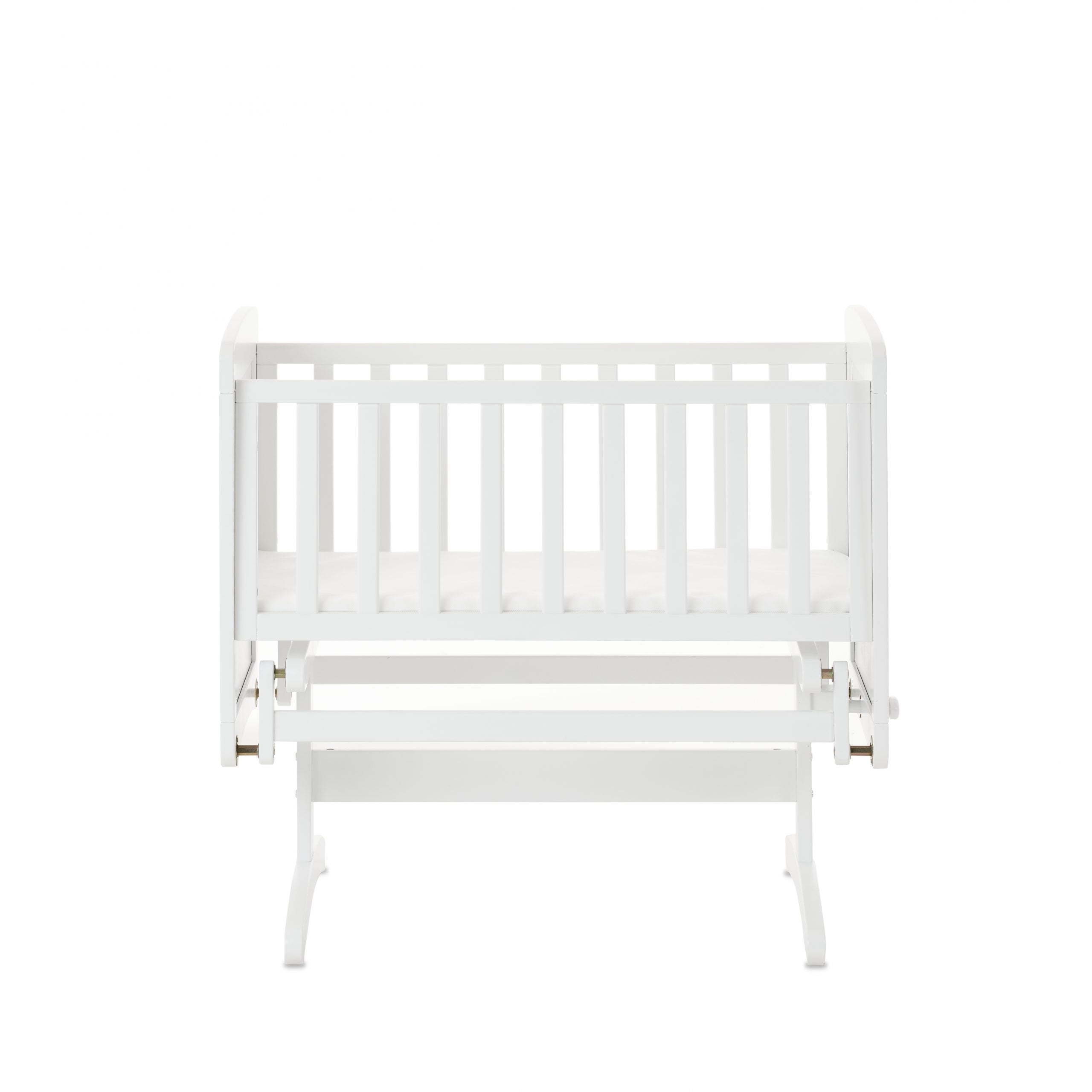 Obaby Gliding Crib and Mattress - White