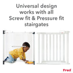 Fred Safety Universal Stairpost Fitting Kit - Dark Grey