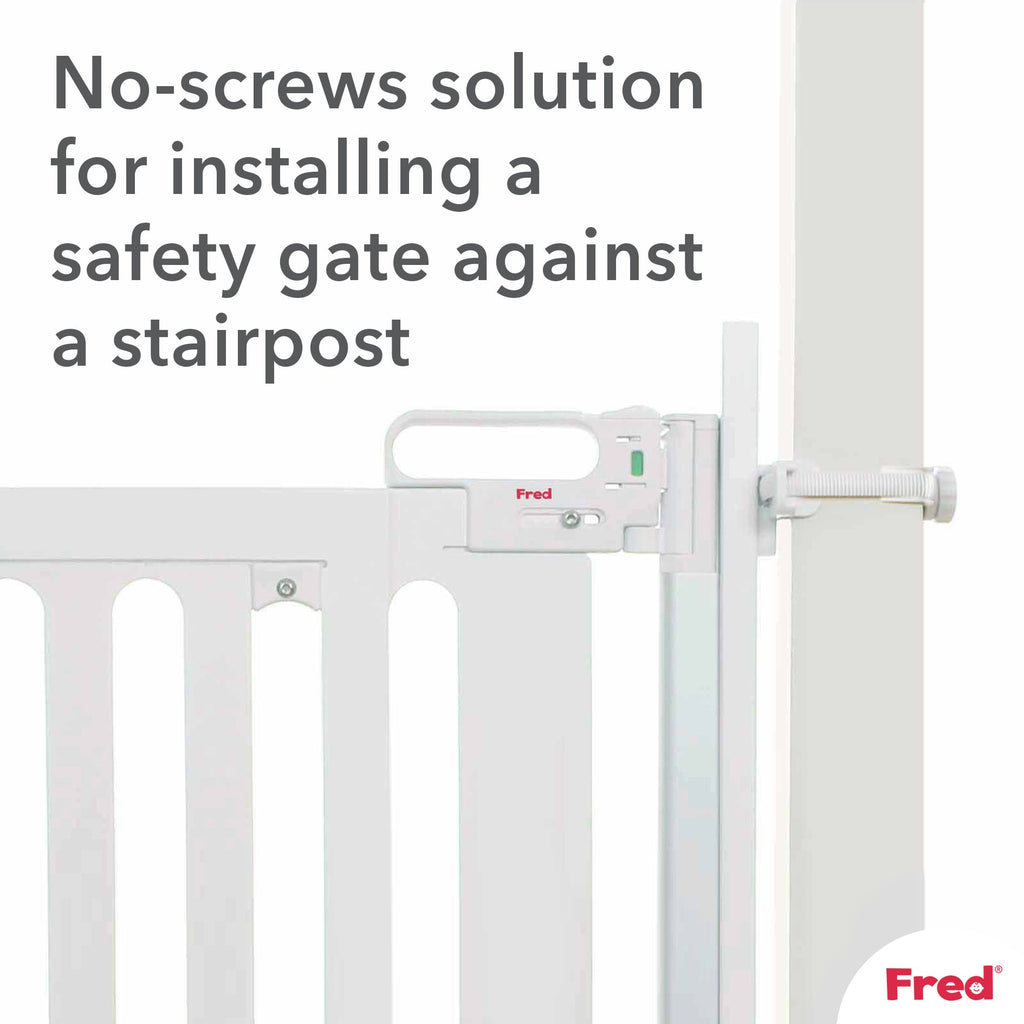 Fred Safety Universal Stairpost Fitting Kit - Pure White