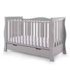 Obaby Stamford Luxe Sleigh 2 Piece Room Set - Warm Grey