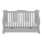 Obaby Stamford Luxe Sleigh 2 Piece Room Set - Warm Grey