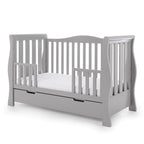 Obaby Stamford Luxe Sleigh 3 Piece Room Set - Warm Grey