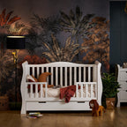 Obaby Stamford Luxe Sleigh 3 Piece Room Set - White