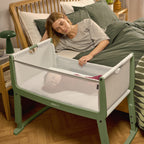 SnuzPod Studio Bedside Crib - Tokyo Matcha