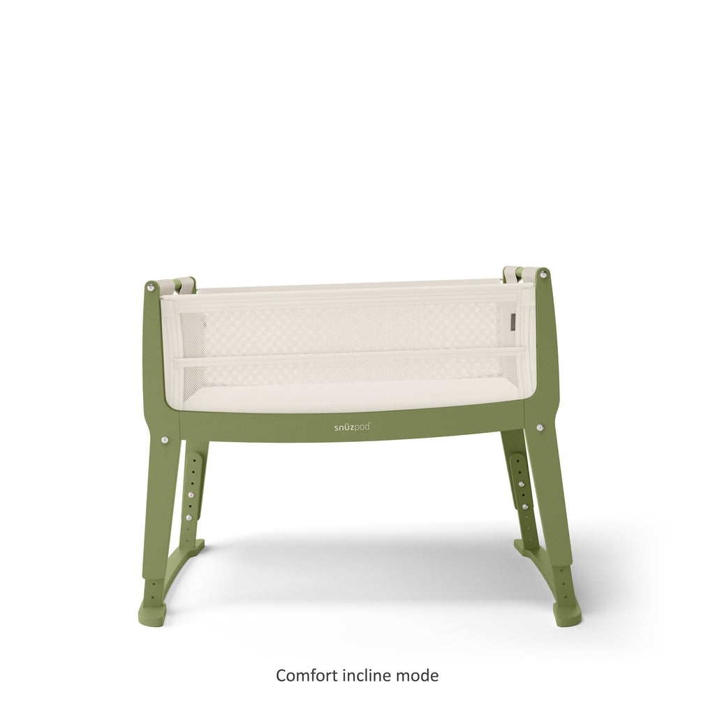SnuzPod Studio Bedside Crib - Tokyo Matcha