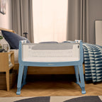 SnuzPod Studio Bedside Crib - Santorini Sky