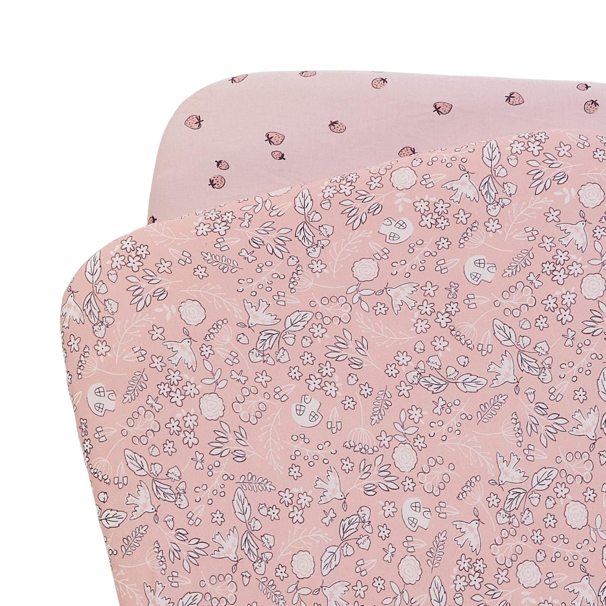 Tutti Bambini Bedside Crib Fitted Sheets 2pk - Tiny Tails
